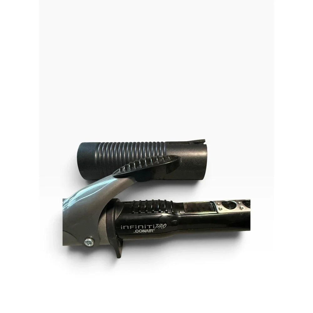 Conair Infiniti Pro Nano Tourmaline Ceramic Curling Iron with Heat Shield Black